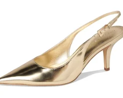 Marc Fisher LTD Dorie Gold Mirror Metallic Leather Sale