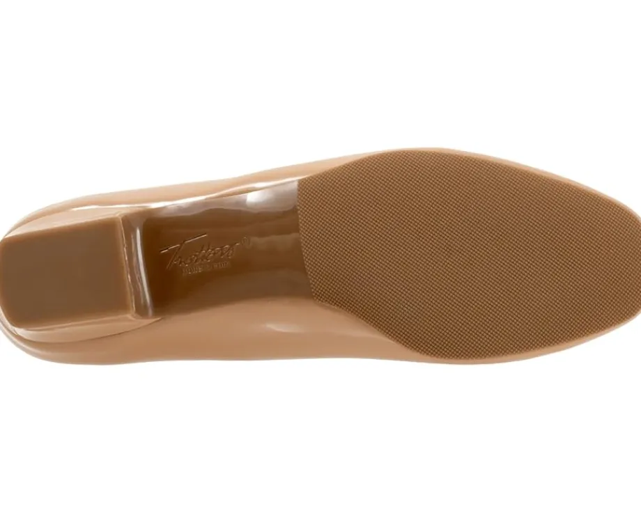 Trotters Doris Beige Patent Sale