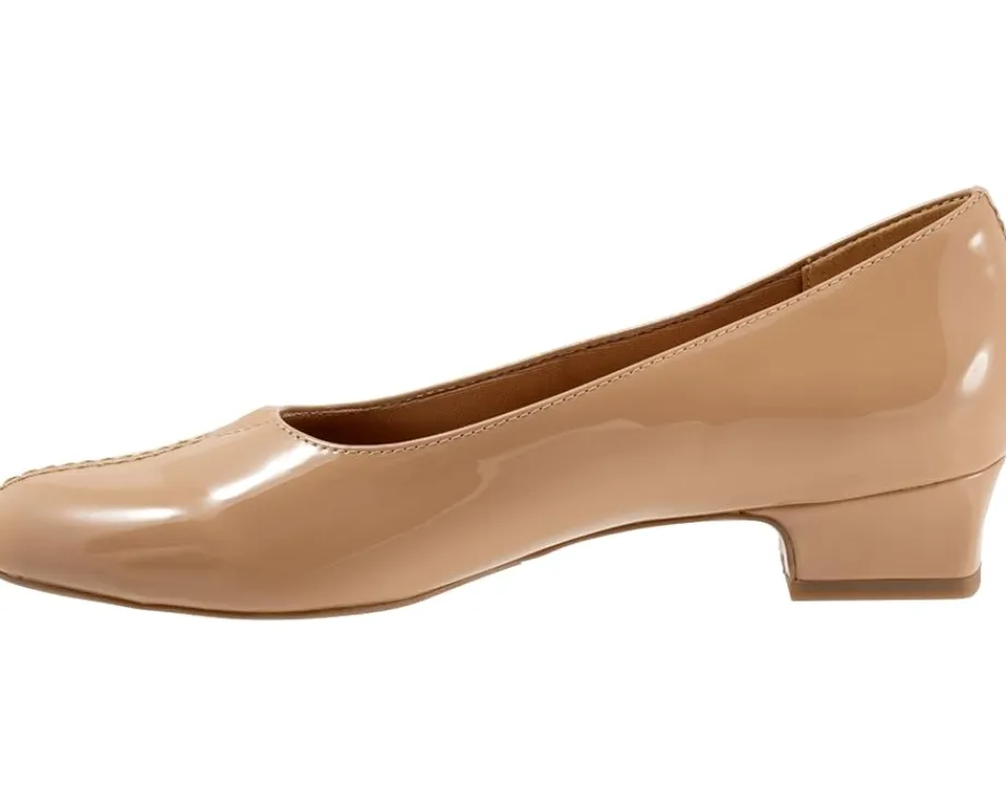 Trotters Doris Beige Patent Sale