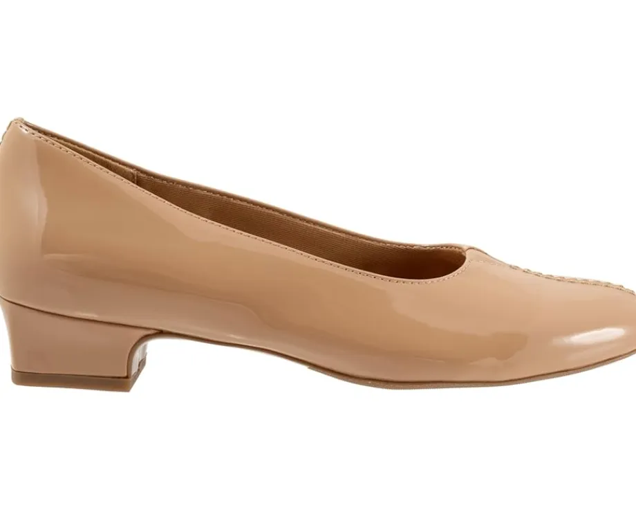 Trotters Doris Beige Patent Sale