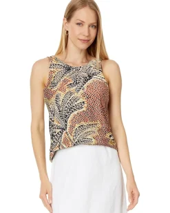 Women NIC+ZOE Dotty Palms Tank