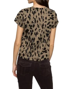 Sanctuary Double Knit Perfect Tee Winter Leopard Sale