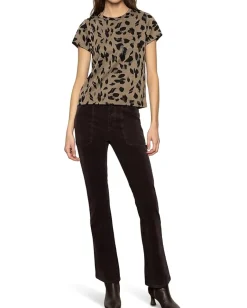 Sanctuary Double Knit Perfect Tee Winter Leopard Sale