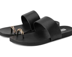 Steve Madden Dove Black Leather Best