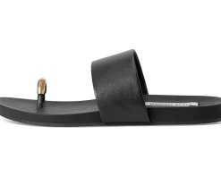 Steve Madden Dove Black Leather Best