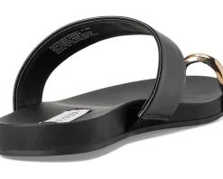 Steve Madden Dove Black Leather Best