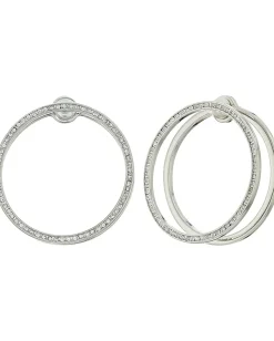Women Rebecca Minkoff Drama Double Hoop Earrings