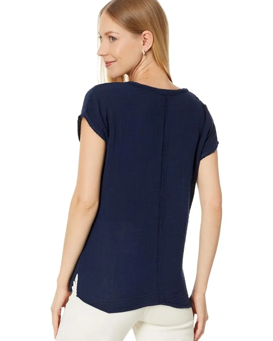 Women Michael Stars Draya V-Neck Top