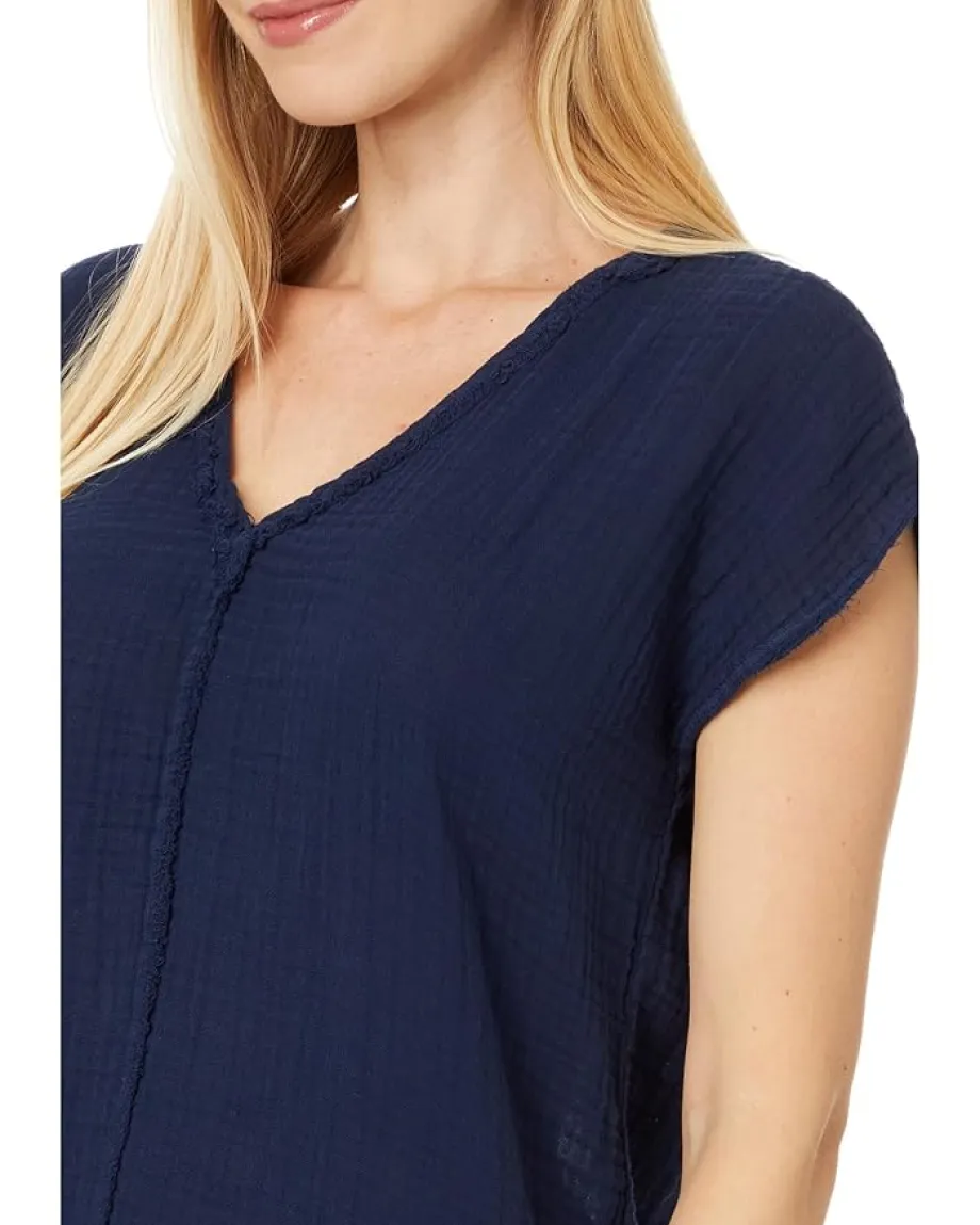 Women Michael Stars Draya V-Neck Top
