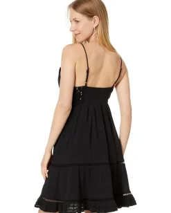 Lucky Brand Dream Crochet Dress Meteorite Online