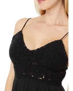 Lucky Brand Dream Crochet Dress Meteorite Online