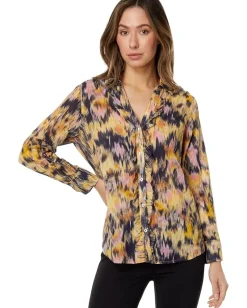 Women NIC+ZOE Dreamy Refined Ruffle Shirt