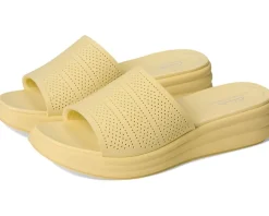 Clarks Drift Twist Pale Yellow Synthetic Hot