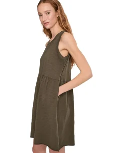 Women Mod-o-doc Drop Shirred Waist Tank Dress
