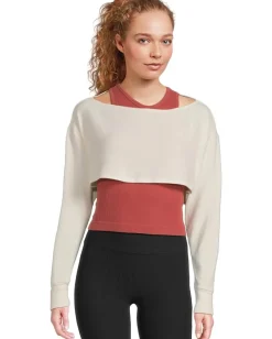 Beyond Yoga Duet 2-Way Convertible Shrug Fresh Snow Discount