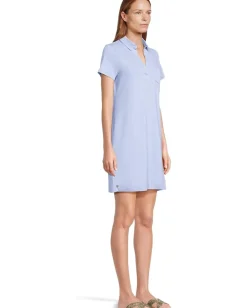 Lilly Pulitzer Dune Upf 50+ Short Sleeve Heathered Jacaranda Blue Outlet