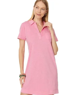 Women Lilly Pulitzer Dune Upf 50+ Short Sleeve