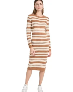 line and dot Duo Striped Sweaterdress Sienna Best