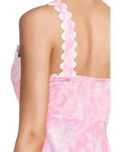 Lilly Pulitzer Dwyer Midi Dress Rousseau Pink Zen Garden Online