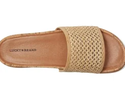 Lucky Brand Dylina Woven Band Sandals Natural Sale