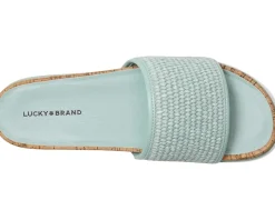 Lucky Brand Dylina Woven Band Sandals Santorini Clearance