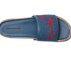 Women Lucky Brand Dylina Woven Band Sandals