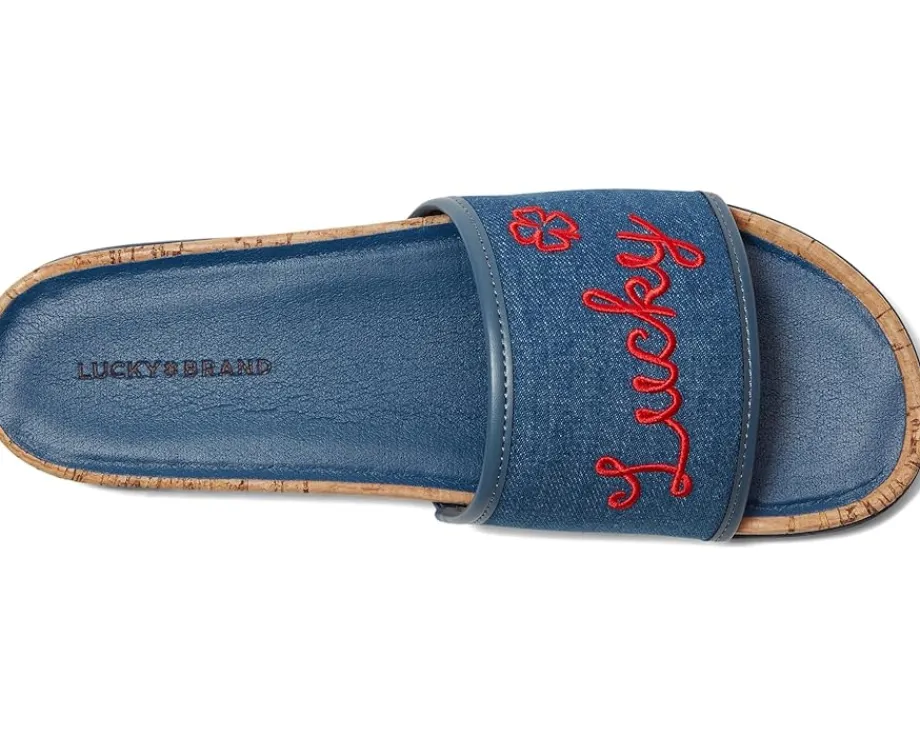 Women Lucky Brand Dylina Woven Band Sandals