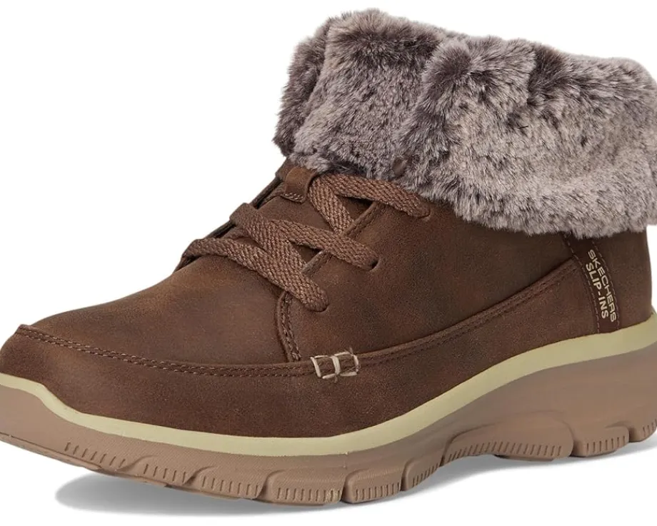 SKECHERS Easy Going - Chili Standards Hands Free Slip-ins Chocolate Hot