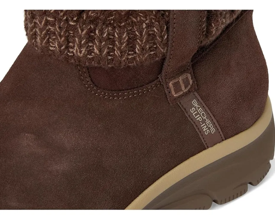 SKECHERS Easy Going - Cozy Weather 2 Suede Hands Free Slip-ins Chocolate Best