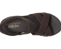 SKECHERS Easy Going - Somewhere Sunny Chocolate Outlet