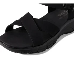 SKECHERS Easy Going - Somewhere Sunny Black/Black Hot