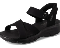 SKECHERS Easy Going - Somewhere Sunny Black/Black Hot