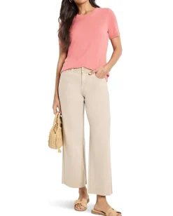 Women NIC+ZOE Easy Scoop Neck Pure Cotton Sweater Tee