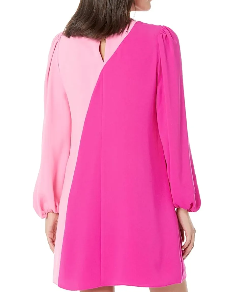 Trina Turk Echo Dress Cotton Candy Sky/Sunset Pink