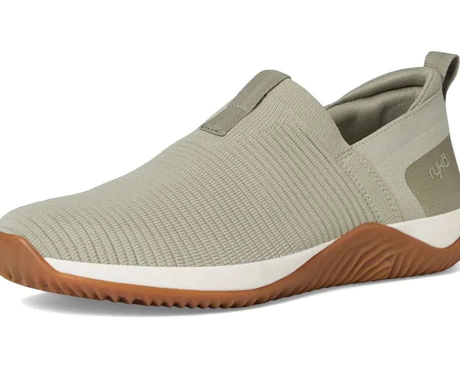 Ryka Echo Knit Slip On Sneaker Abbey Green Knit Fabric Hot
