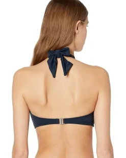 Seafolly Eco Collective Halter Bandeau True Navy Clearance