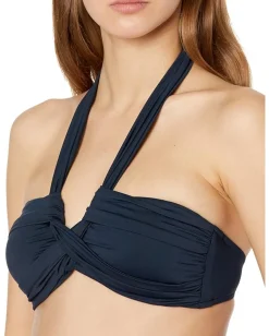 Seafolly Eco Collective Halter Bandeau True Navy Clearance