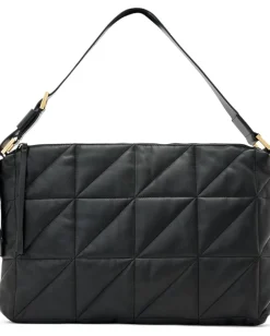 AllSaints Edbury Quilt Shoulder Black