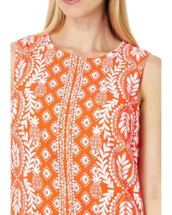 Lilly Pulitzer Edita Shift Flamingo Feather Harbour View Engineered Dress Online