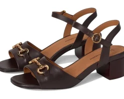Johnston & Murphy Edith Bit Sandals Dark Brown Hot