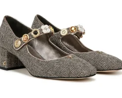 Circus NY by Sam Edelman Elaine Black Houndstooth Multi Sale