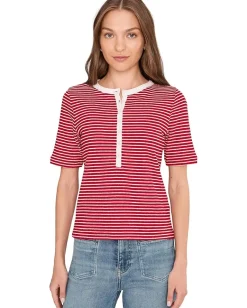 Women Madewell Elbow Sleeve Henley