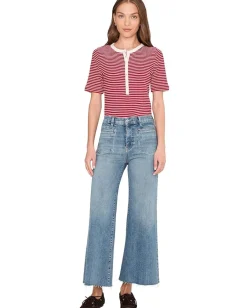 Women Madewell Elbow Sleeve Henley