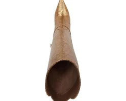 Sam Edelman Elia Medallion Gold Snake Wide Calf Online