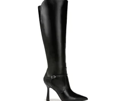 Sam Edelman Elia Black Leather Wide Calf New