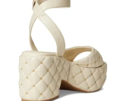 Vince Camuto Ellah Chunky Platform Sandals Panna Creme Sale