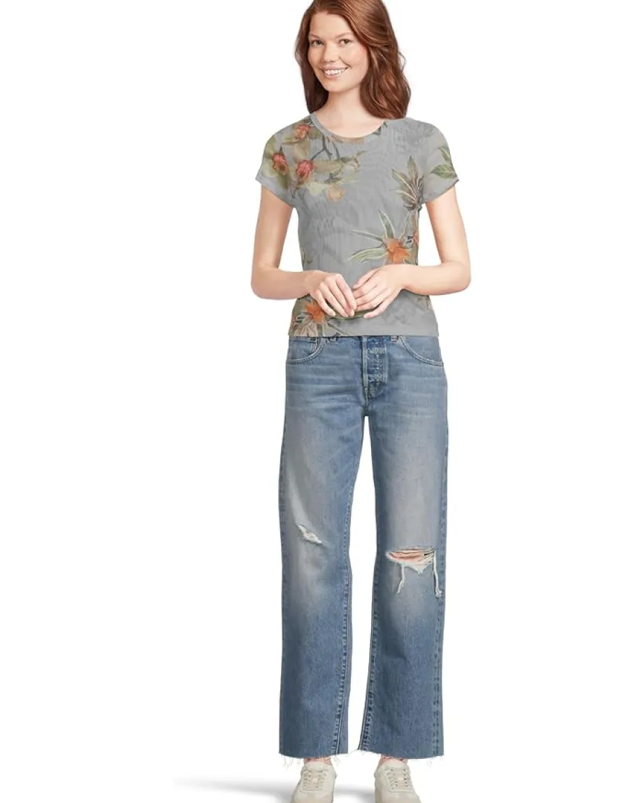 Women AllSaints Ellie Mesh Tee