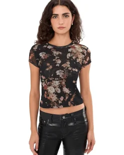 Women AllSaints Ellie Mesh Tee