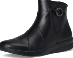 Clarks Ellowyn Deva Black Leather Outlet