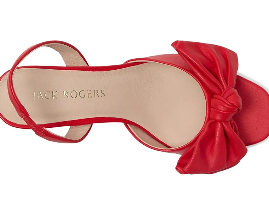 Jack Rogers Eloise Bow Slingback Fire Red Sale